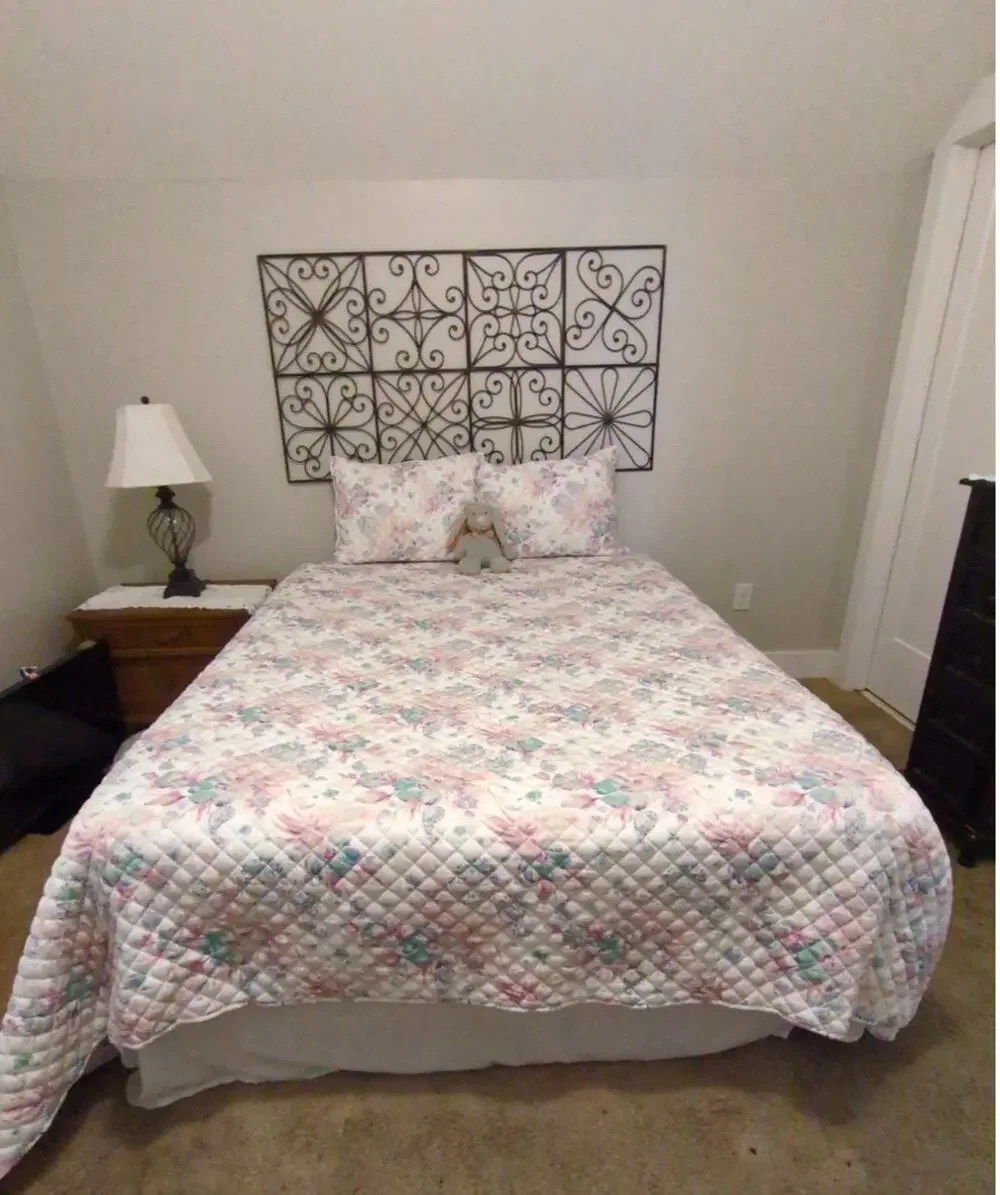 Soft Surroundings King Quilted Comforter Set w/ 2 Pillow Shams 3 Piece Bedding